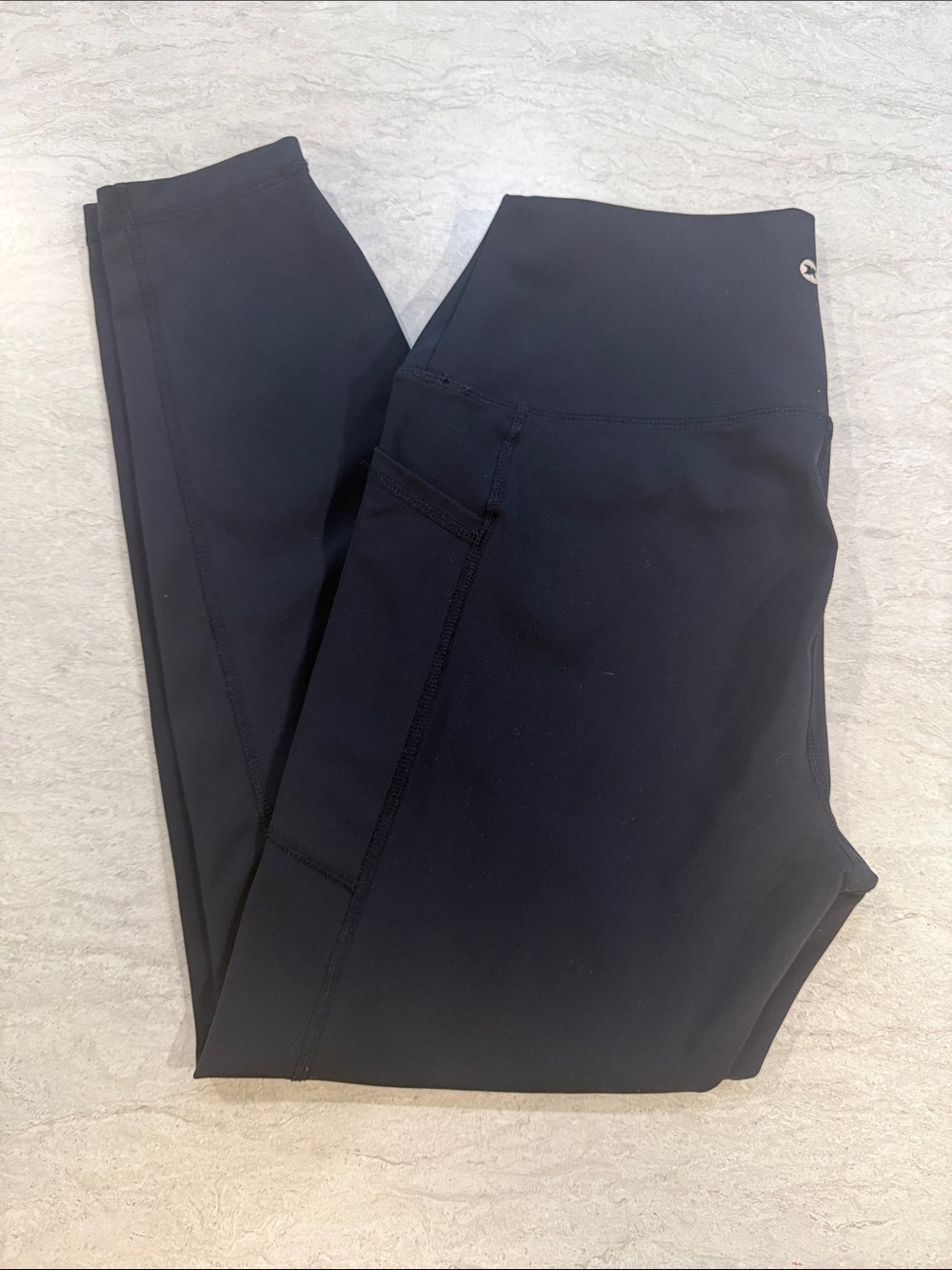 RBX Navy Blue High-Waist Performance Leggings